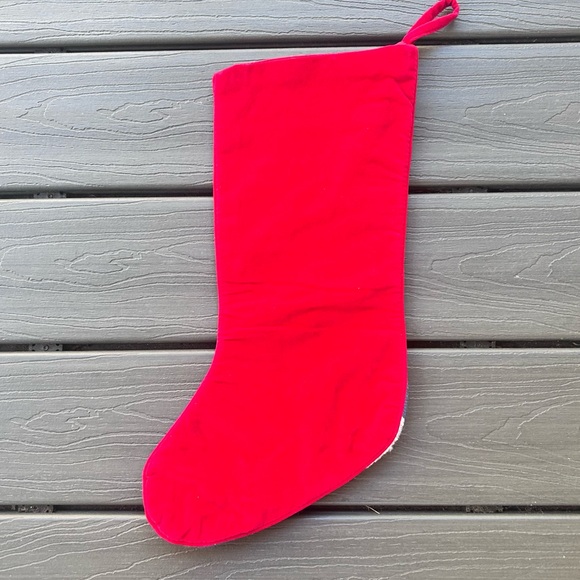 Christmas Needlepoint Wool Stocking Snowman Monogrammed Steve - Picture 6 of 10